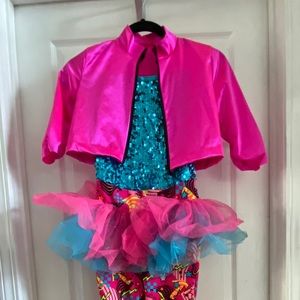 WEISSMAN neon jumpsuit costume